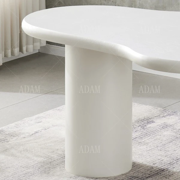 Concrete Painting Dining Table detail