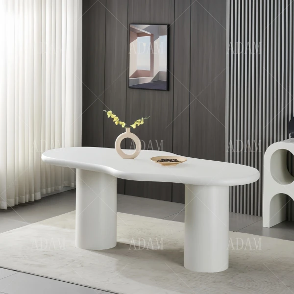 Concrete Painting Dining Table